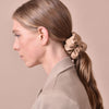 Culturesse Aveline Leather Scrunchie (Tan Large)