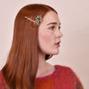 Culturesse Pineapple Rhinestone Statement Hair Clip
