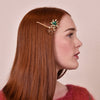 Culturesse Pineapple Rhinestone Statement Hair Clip