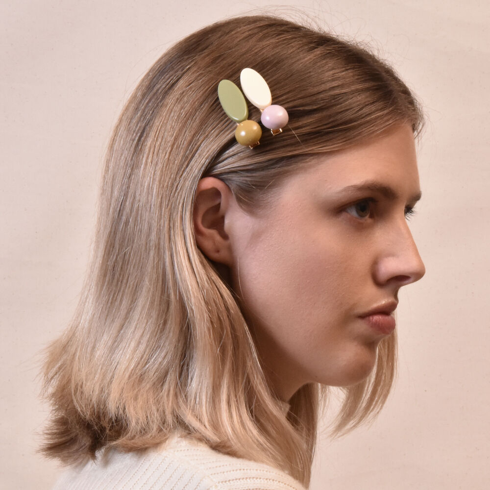 Culturesse Vivian Retro Pastel Barrette Set