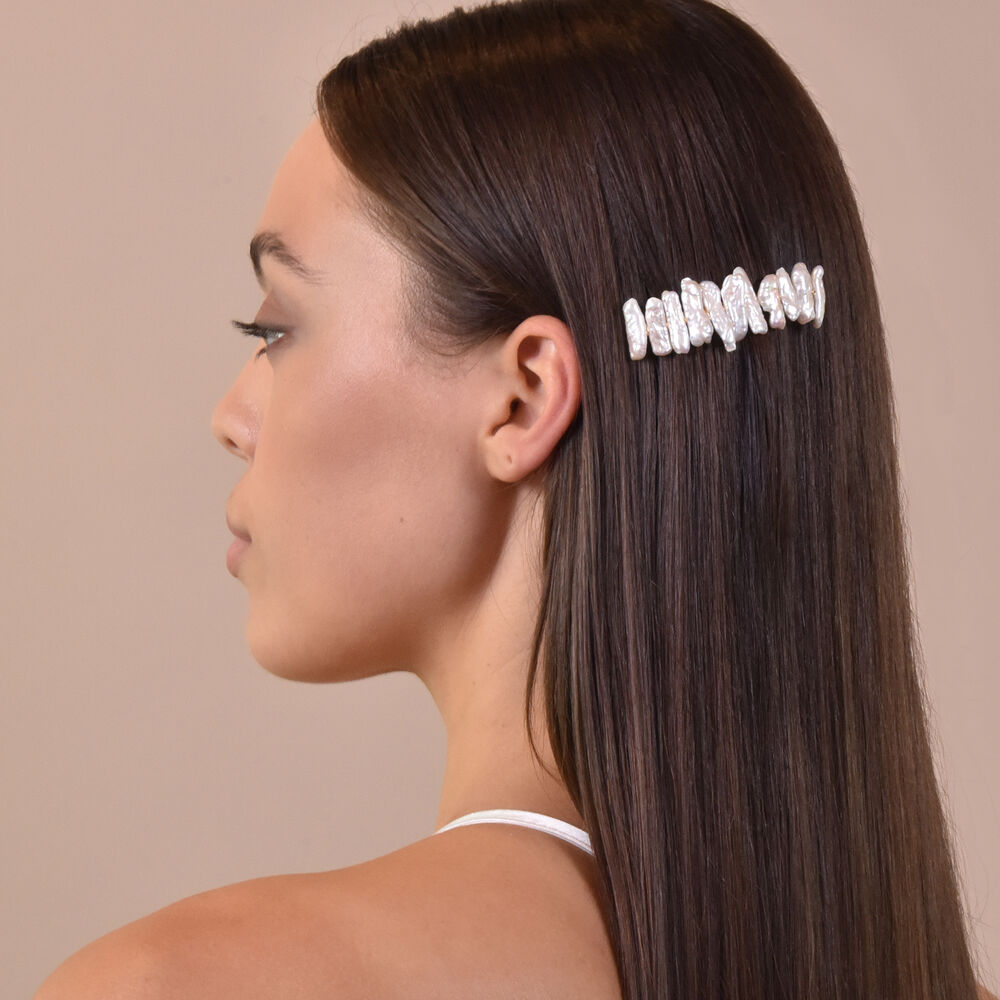 Culturesse Alora Baroque Pearl Barrette