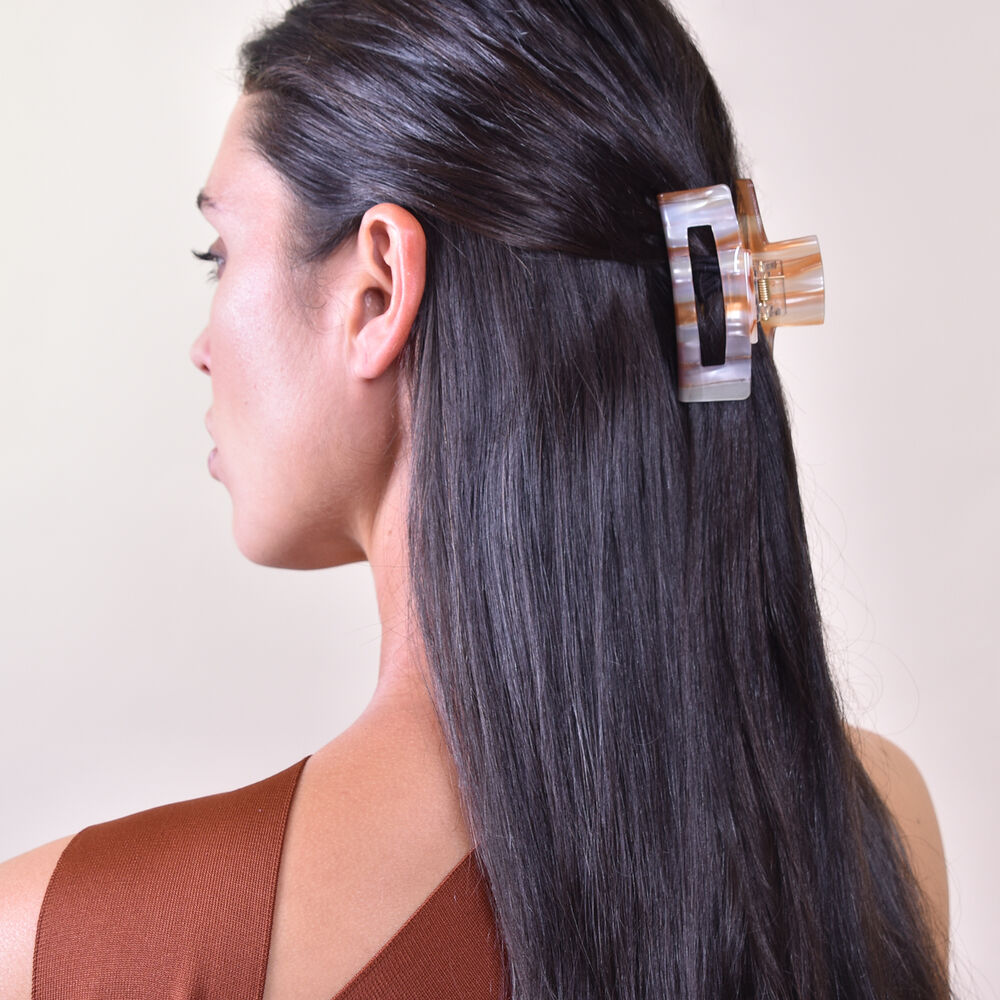 Culturesse Toffee Modern Shimmer Hair Claw - Medium