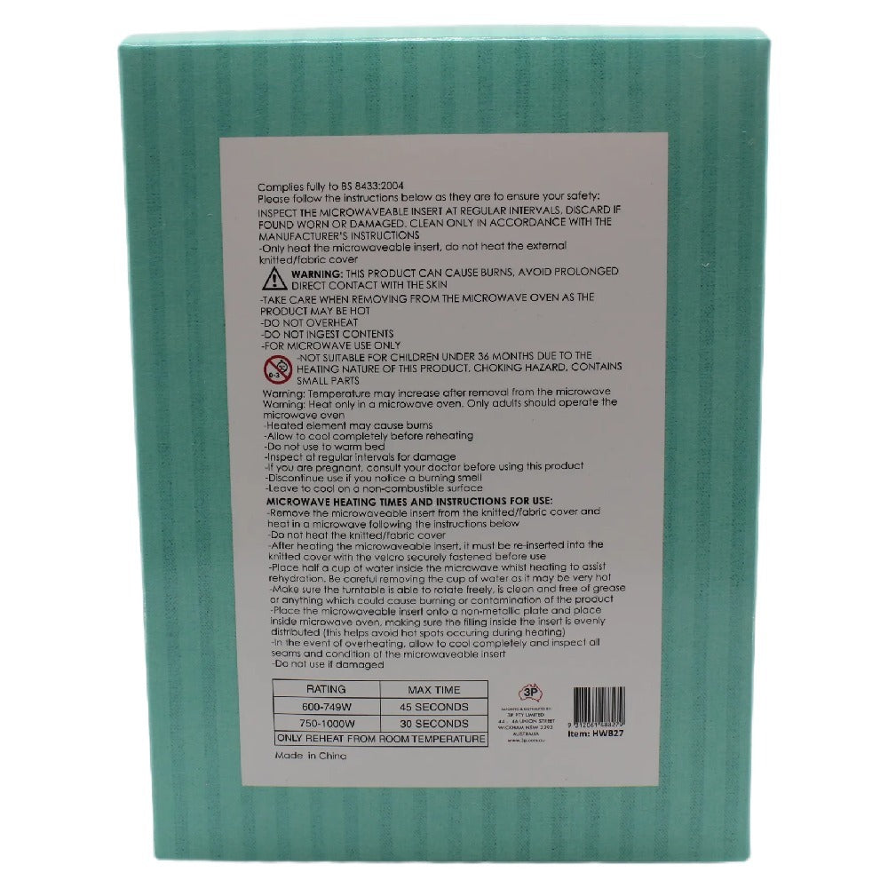 Tiger Shaped Microwaveable Heat Pack Soothing Warmth and Cuddly Comfort