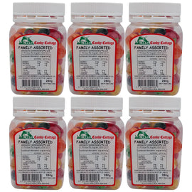 Candy Cottage Family Assorted 6 x 250g Old Style Lollies Set Australian