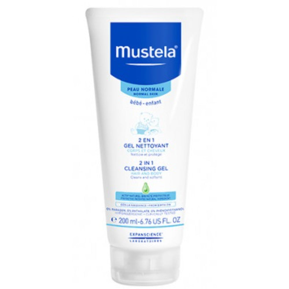 Mustela Bebe 2In1 Cleansing Gel For Babies And Kids 200ml