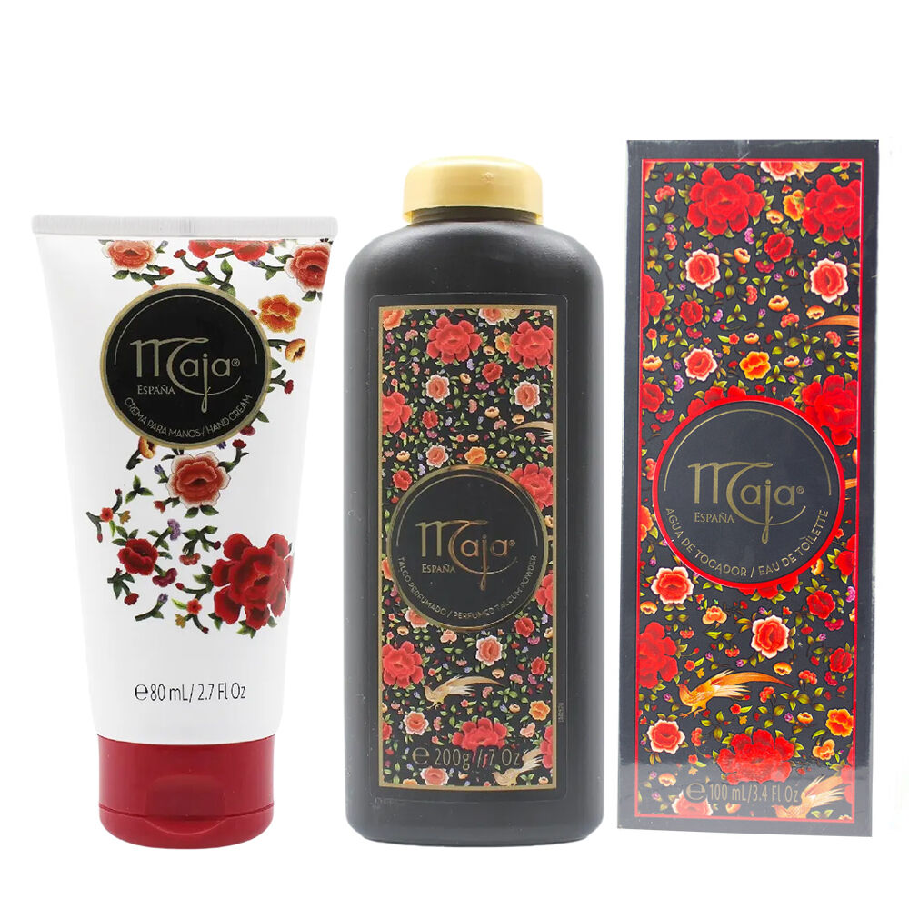 Maja EDT 100ml Hand Cream 80ml and Talcum Powder 200g Fragrance Set