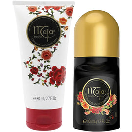 Maja Hand Cream 80ml and Deodorant Roll On 50ml Classic Floral Duo