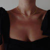 Culturesse Lucille Gold Filled Diamante Necklace / Choker
