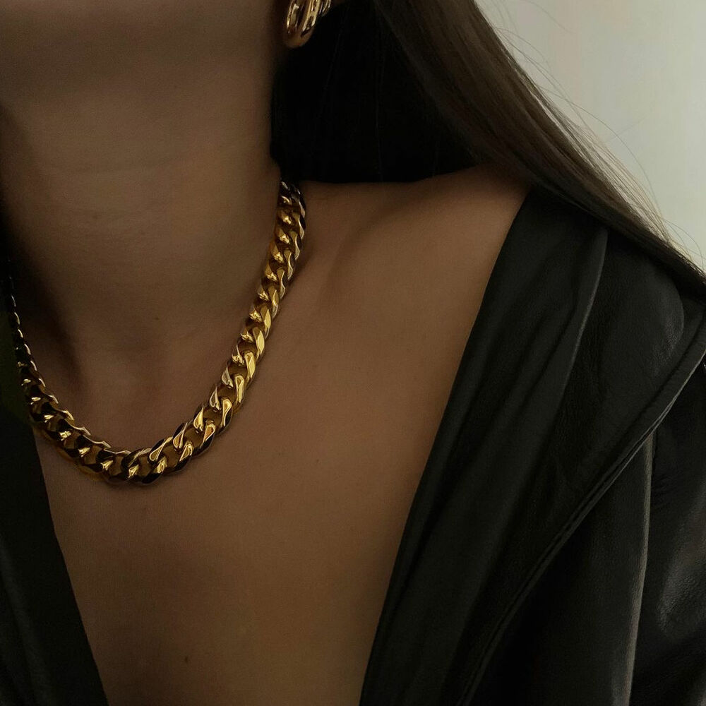 Culturesse Alek Modern Muse Gold Chain Necklace