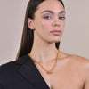 Culturesse Coco 24K Gold Buckle Chain Necklace