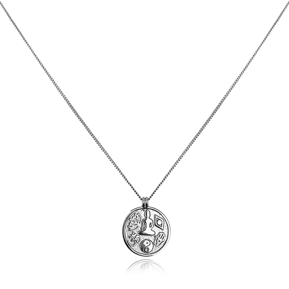 Culturesse Everyday Zen Pendant Necklace (Silver)