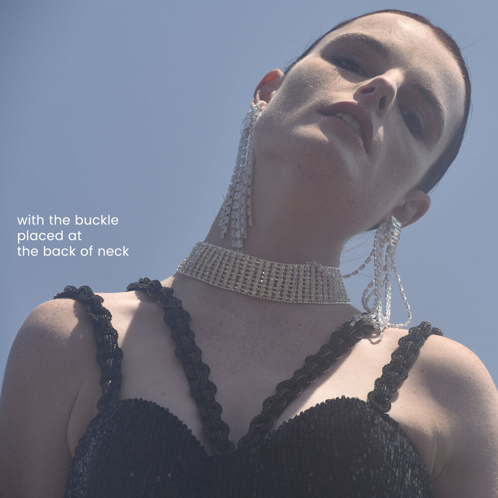 Culturesse Blaise Diamante Belt Necklace / Choker