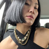 Culturesse Dominique Layered Gold Chain Necklace