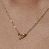 Culturesse Darlene Dainty Heart Pendant Necklace (Gold)