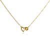 Culturesse Darlene Dainty Heart Pendant Necklace (Gold)