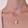 Culturesse Nova 18K Freshwater Pearl Pendant Necklace