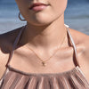 Culturesse Gemini Diamante Pendant Necklace (Gold)