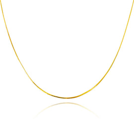 Culturesse Ainara Fine Snake Chain Necklace (Gold Filled)