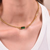 Culturesse Fara Dual Gold Chain Necklace / Choker