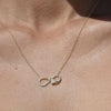 Culturesse Infinite Love Pendant Necklace (Gold)