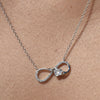 Culturesse Infinite Love Pendant Necklace (Silver)
