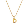 Culturesse 24K Gold Filled Initial D Pendant Necklace