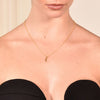 Culturesse 24K Gold Filled Initial L Pendant Necklace