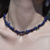 Culturesse Anaise Beaded Natural Lapis Lazuli Gemstone Necklace