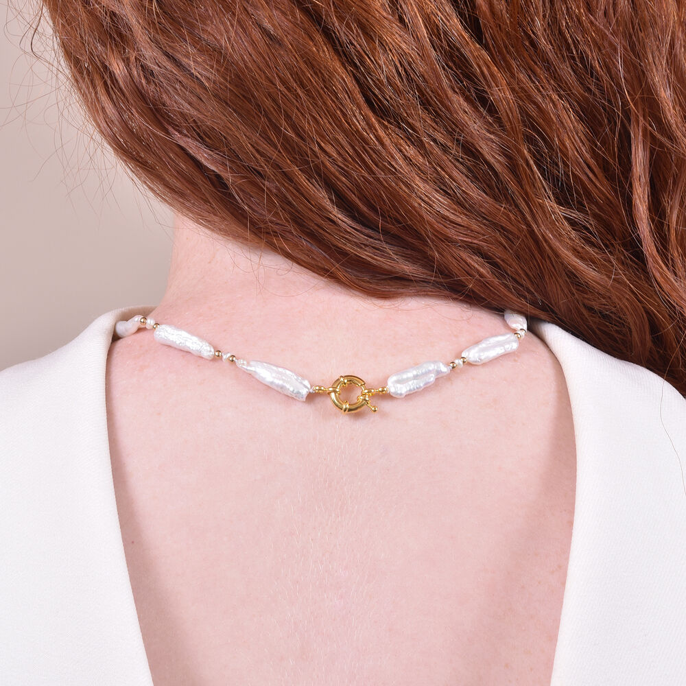 Culturesse Isis Baroque Pearl Necklace