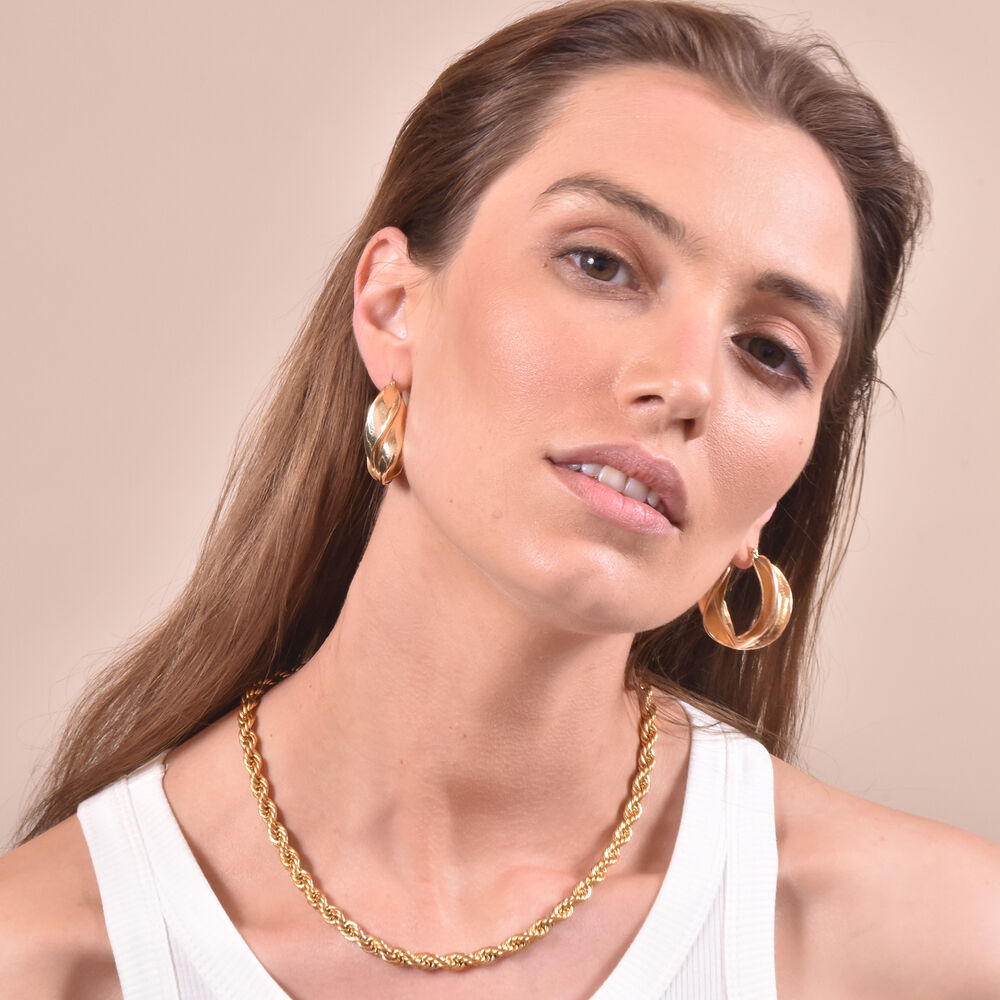 Culturesse Clemence Gold Chain Necklace