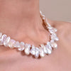 Culturesse Audriana Luxury Baroque Pearl Necklace