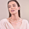 Culturesse Francesca Floral-clustered Freshwater Pearl Necklace