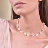 Culturesse Francesca Floral-clustered Freshwater Pearl Necklace