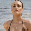 Culturesse Bjorn Pearl Toggle Pendant Necklace (Silver)