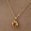 Culturesse Amaris Pomegranate Pendant Necklace