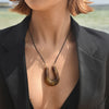 Culturesse Tuscan Resin Pendant Necklace