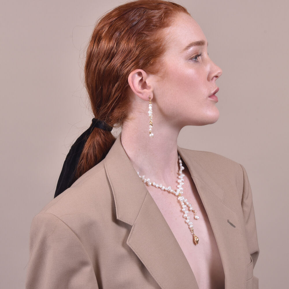 Culturesse Sui Coastal Muse Pearl Necklace