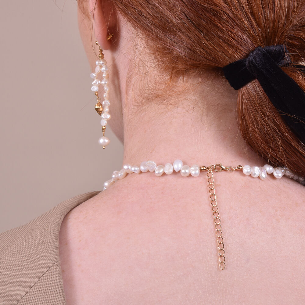 Culturesse Sui Coastal Muse Pearl Necklace