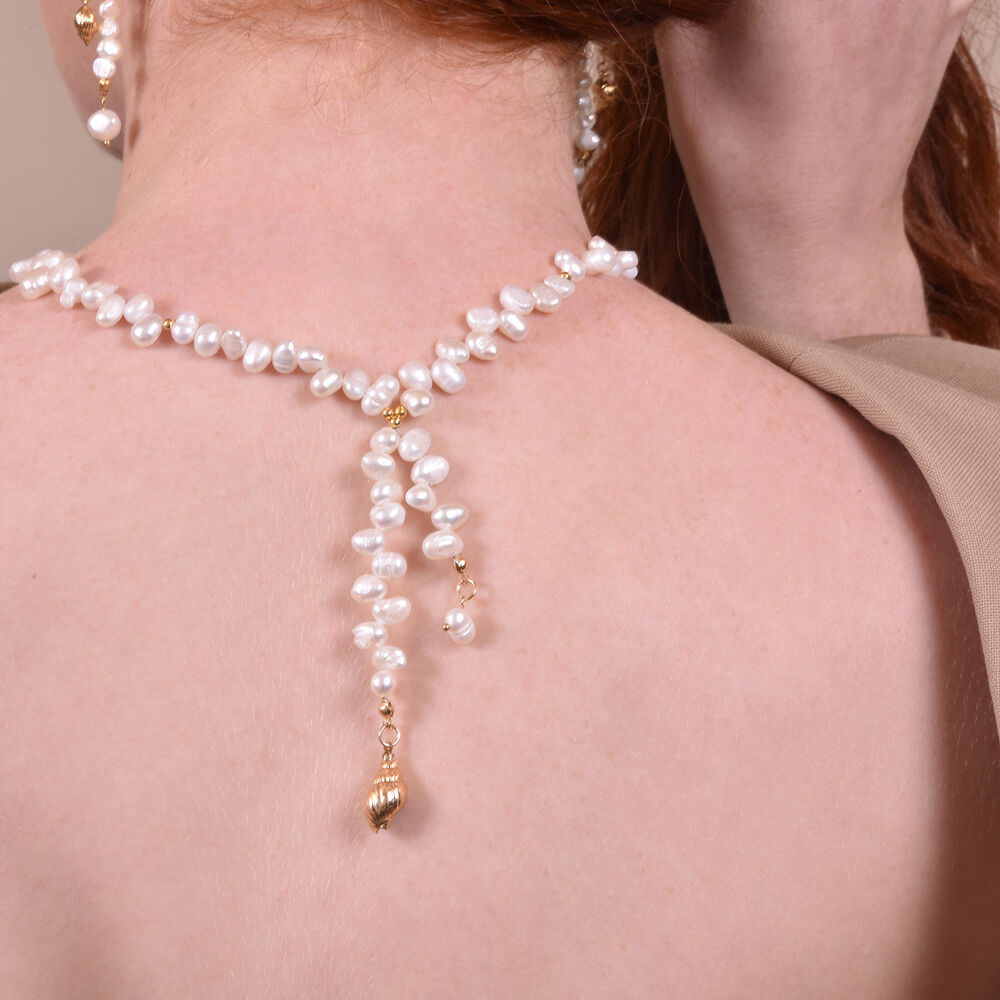 Culturesse Sui Coastal Muse Pearl Necklace
