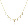 Culturesse Cami Dainty Diamante Necklace (Gold)