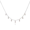Culturesse Cami Dainty Diamante Necklace (Silver)