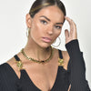 Culturesse Amabel Modern Muse Gold Chain Necklace (Gold)