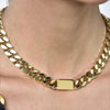 Culturesse Amabel Modern Muse Gold Chain Necklace (Gold)