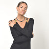 Culturesse Amabel Modern Muse Gold Chain Necklace (Silver)