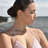 Culturesse Priscilla Modern Fine Drop Necklace (Gold)