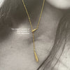Culturesse Priscilla Modern Fine Drop Necklace (Gold)