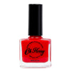 Oh Flossy Childrens Kids Energetic Red Plant Based Nail Polish