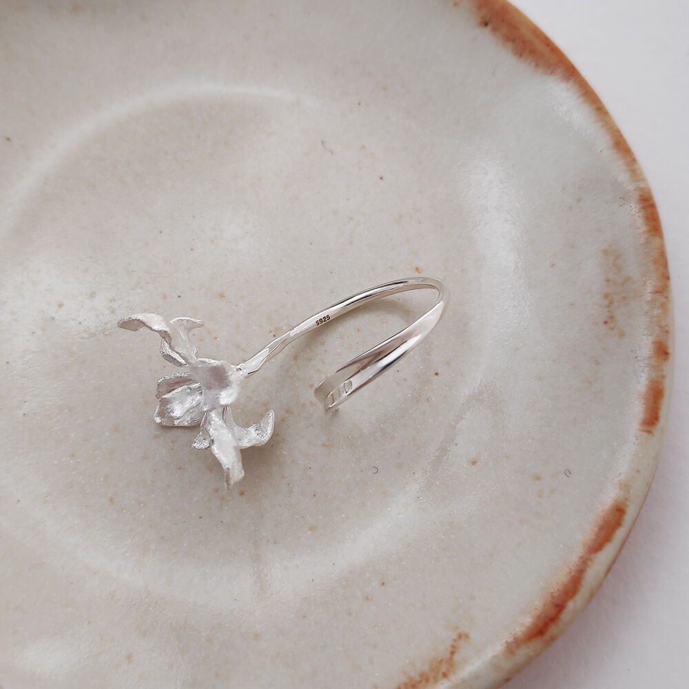 Culturesse Bloom Artisan Silver Open Ring