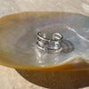 Culturesse Seraphine Celestial Tri-line Open Ring (Silver)