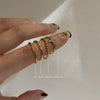 Culturesse Isabeau Gold Vermeil Twisted Open Ring